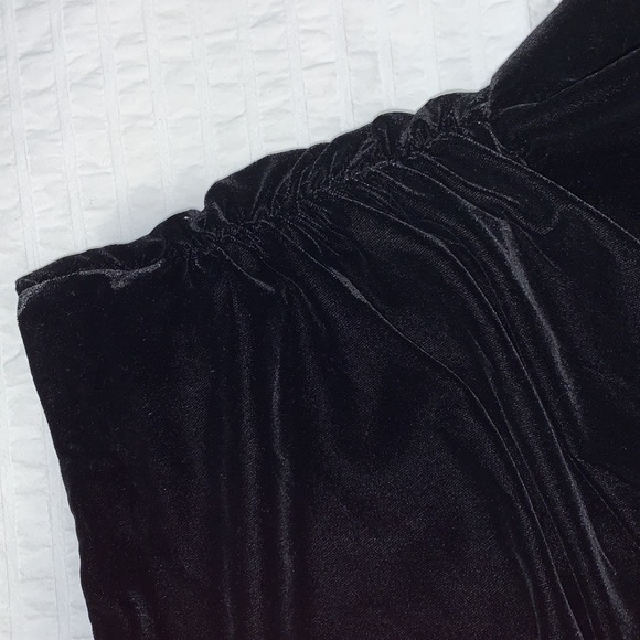 NWT Zara asymmetrical velour skirt - Picture 4 of 7